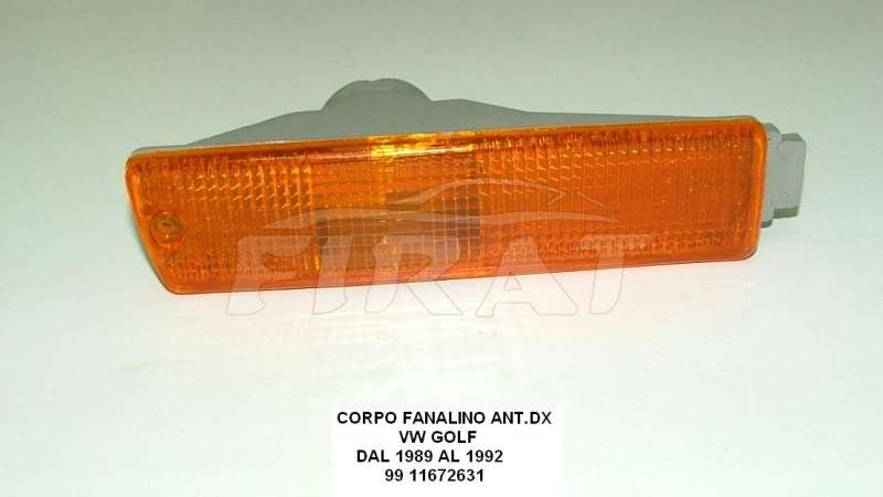 FANALINO VW GOLF 2 SERIE 89 - 92 ANT.DX ARANCIO